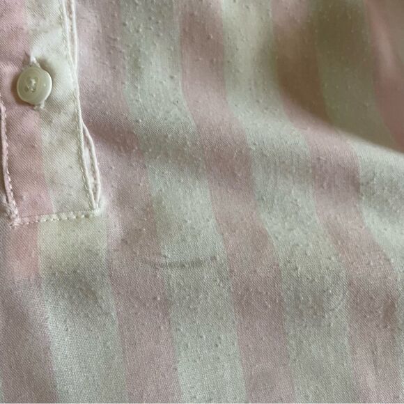Crewcuts Striped Girls Baby Doll Frill Pajamas Summer Size M 8-9 - Picture 4 of 11